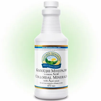 Колоїдні мінерали з соком Асаї НСП | Colloidal Minerals with Acai Juice NSP